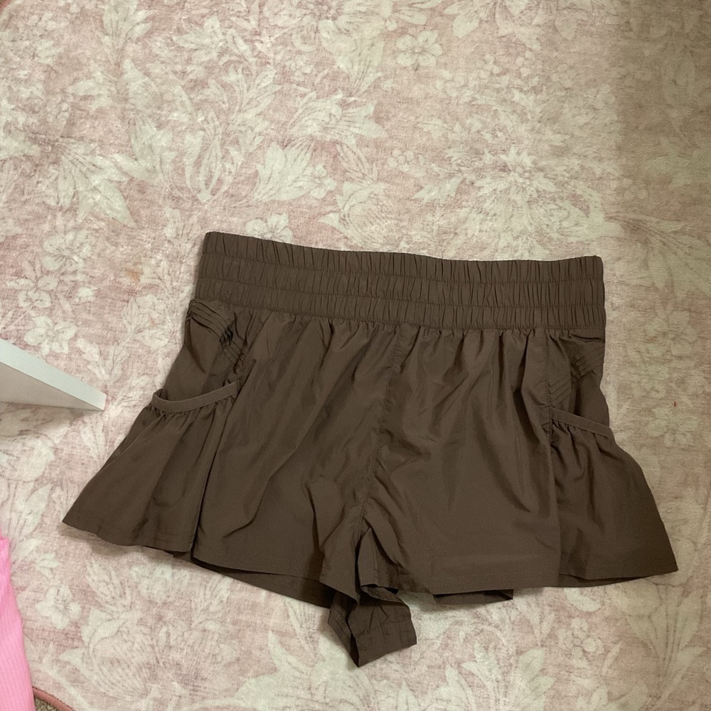FP Movement by Free People Women's Cargo Shorts in Brown